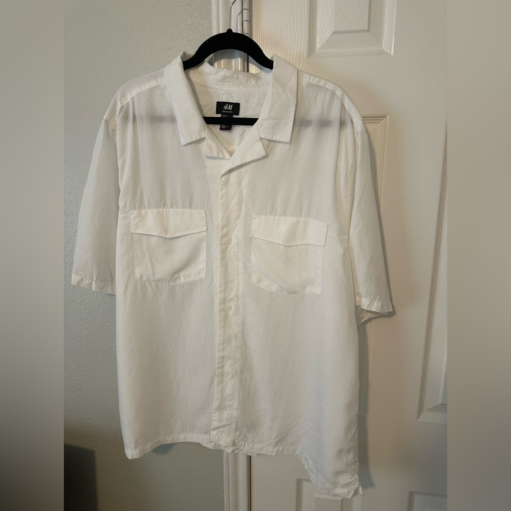 White H&M Button Down